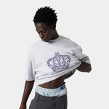Crown Heather Grey Oversized Tee T-shirts eme