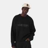 Metro Black Knit Sweater Knitwear Eme Studios