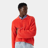 Sully Cherry Brushed Knitted Polo Knitwear eme