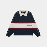 Whiz Navy Polo Sweatshirt Sweatshirts eme