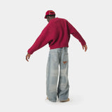 Collar Redwood Zipper Knit Knitwear Eme Studios