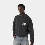 Collar Carbon Zipper Knit Knitwear Eme Studios