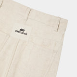 Frayed Almond Baggy Pants Pants eme