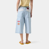 Tibiacore Blue Denim Jorts Shorts eme