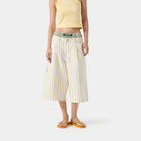 Tibiacore Striped Denim Jorts Shorts eme