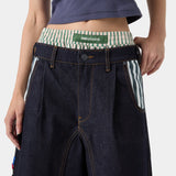 Tibiacore Raw Denim Jorts Shorts eme