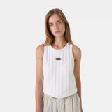 Rib Pearl Tank Top T-shirts eme