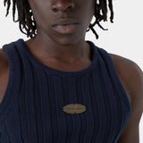 Rib Navy Tank Top T-shirts eme