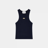 Rib Navy Tank Top T-shirts eme