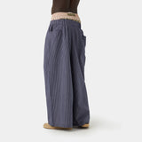 Agl Navy Wide Pants Pants eme