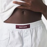 Lucky Striped Boxer Burgundy Underwear Eme Studios