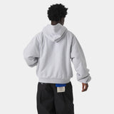 Desire Heather Grey Full Zip Hoodies Eme Studios