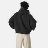 Desire Black Full Zip Hoodies Eme Studios