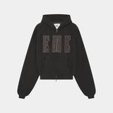 Desire Black Full Zip Hoodies Eme Studios