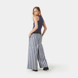 Agl Wide Striped Pants Pants eme