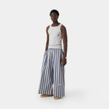 Agl Wide Striped Pants Pants eme