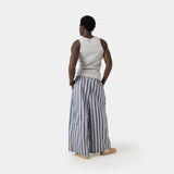 Agl Wide Striped Pants Pants eme