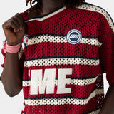 Striker Maple Red Open Knit T-shirts eme