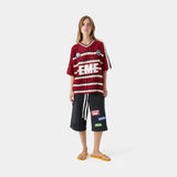 Striker Maple Red Open Knit T-shirts eme
