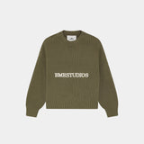 Yoss Olive Knit Sweater Knitwear Eme Studios