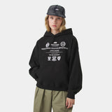 Chancellor Black Oversized Hoodie Hoodies Eme Studios