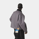 Ethos Grey Boxy Jacket Outerwear eme