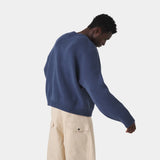 Metro Vintage Indigo Knit Sweater Knitwear Eme Studios