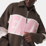 Thrill Lollipop Zipper Knit Knitwear eme