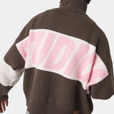 Thrill Lollipop Zipper Knit Knitwear eme