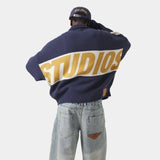 Thrill Mustard Zipper Knit Knitwear eme