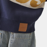 Thrill Mustard Zipper Knit Knitwear eme