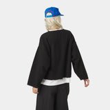 Patches Black Crewneck Sweatshirts Eme Studios