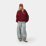 Chulo G Burgundy Reverse Jacket Outerwear Eme Studios