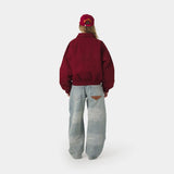 Chulo G Burgundy Reverse Jacket Outerwear Eme Studios