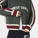 Echellor Forest Zipper Knit Knitwear Eme Studios