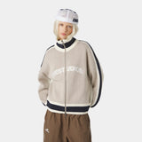 Echellor Off Sand Zipper Knit Knitwear Eme Studios