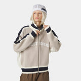 Echellor Off Sand Zipper Knit Knitwear Eme Studios