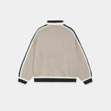 Echellor Off Sand Zipper Knit Knitwear Eme Studios