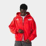 Gummy Poppy Red Cropped Full Zip Hoodies Eme Studios