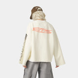 Waffle Off Sand Crewneck Sweatshirts Eme Studios