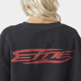 Waffle Navy Crewneck Sweatshirts Eme Studios