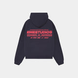 West Navy Oversized Hoodie Hoodies Eme Studios