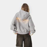 West Heather Grey Oversized Hoodie Hoodies Eme Studios