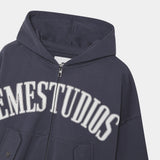 Vault Ombre Blue Full Zip Hoodies Eme Studios