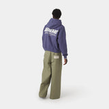 Builder Crown Blue Oversized Hoodie Hoodies Eme Studios