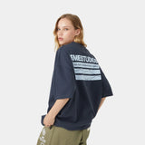 Radar Navy Oversized Tee T-shirts eme