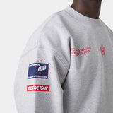 Building Heather Grey Crewneck Sweatshirts Eme Studios