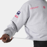Building Heather Grey Crewneck Sweatshirts Eme Studios