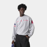 Building Heather Grey Crewneck Sweatshirts Eme Studios