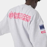 Building Heather Grey Crewneck Sweatshirts Eme Studios